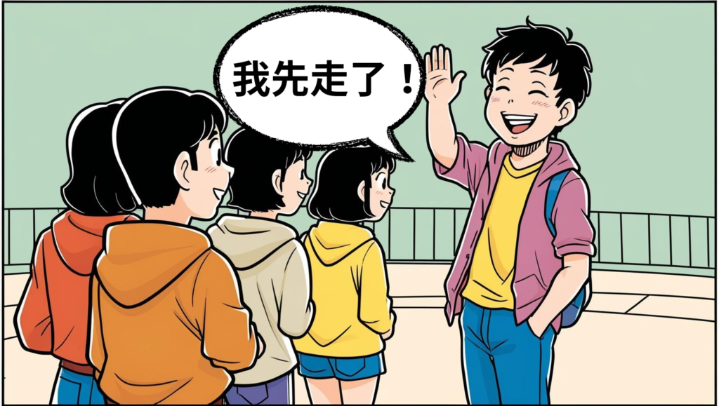 我先走了